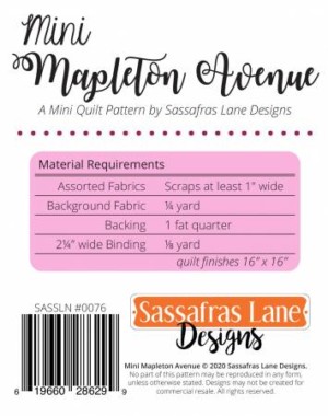 Mini Mapleton Avenue Pattern - Image 2