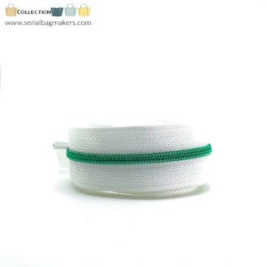 Serial Bagmakers #5 Zip by the Yard 3 Metres - White Tape Multiple Coil Options - Image 4