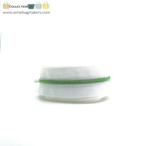 Serial Bagmakers #5 Zip by the Yard 3 Metres - White Tape Multiple Coil Options - Image 3