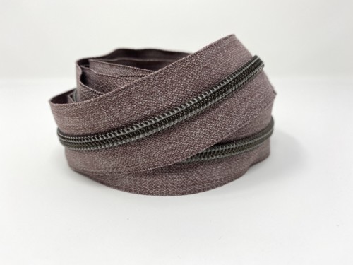 Serial Bagmakers #5 Zip by the Yard 3 Metres - Grey Denim Tape Multiple Coil Options - Image 8
