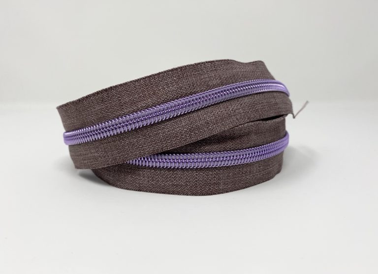 Serial Bagmakers #5 Zip by the Yard 3 Metres - Grey Denim Tape Multiple Coil Options - Image 2