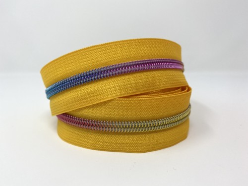 Serial Bagmakers #5 Zip by the Yard 3 Metres - Sunflower Tape Multiple Coil Options - Image 7