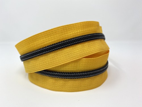 Serial Bagmakers #5 Zip by the Yard 3 Metres - Sunflower Tape Multiple Coil Options - Image 6