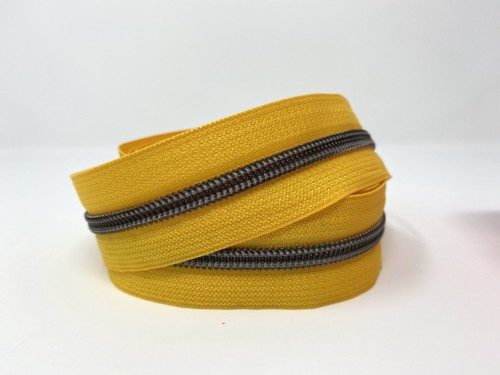 Serial Bagmakers #5 Zip by the Yard 3 Metres - Sunflower Tape Multiple Coil Options - Image 3