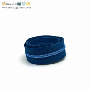 Serial Bagmakers #3 Zip by the Yard 3 Metres Stormy Blue Tape Multiple Coil Options - Image 9
