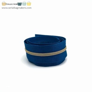 Serial Bagmakers #3 Zip by the Yard 3 Metres Stormy Blue Tape Multiple Coil Options - Image 8