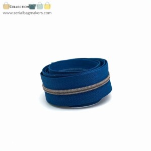 Serial Bagmakers #3 Zip by the Yard 3 Metres Stormy Blue Tape Multiple Coil Options - Image 6