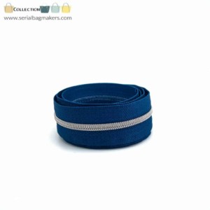 Serial Bagmakers #3 Zip by the Yard 3 Metres Stormy Blue Tape Multiple Coil Options - Image 4