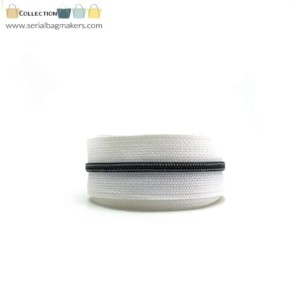 Serial Bagmakers #3 Zip by the Yard 3 Metres White Tape Multiple Coil Options - Image 15