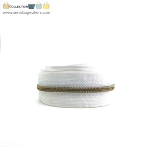 Serial Bagmakers #3 Zip by the Yard 3 Metres White Tape Multiple Coil Options - Image 13