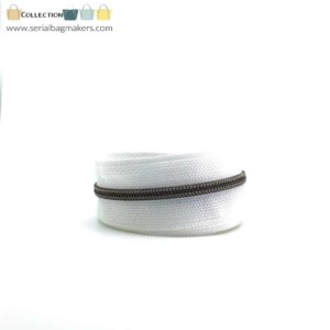 Serial Bagmakers #3 Zip by the Yard 3 Metres White Tape Multiple Coil Options - Image 12