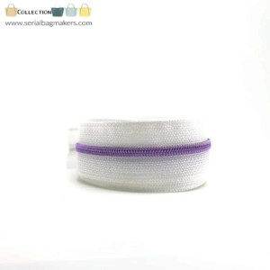 Serial Bagmakers #3 Zip by the Yard 3 Metres White Tape Multiple Coil Options - Image 8