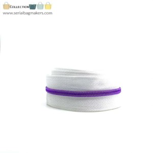 Serial Bagmakers #3 Zip by the Yard 3 Metres White Tape Multiple Coil Options - Image 4