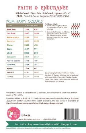 Prim Stitch Series #7 - Faith & Endurance - Image 2