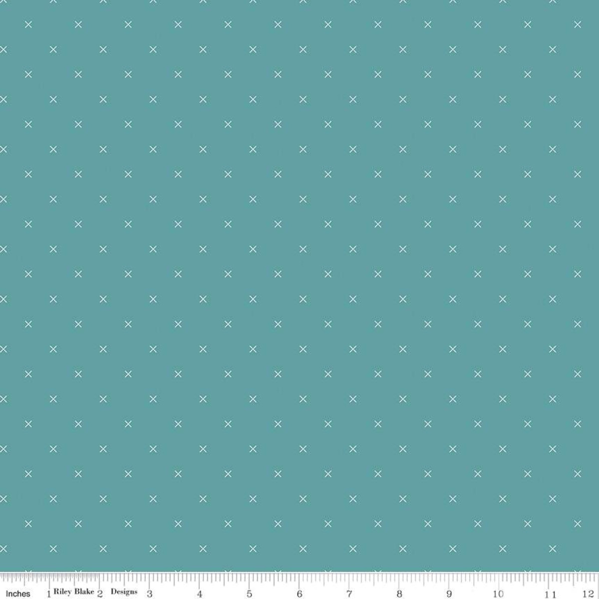 C745-RILEYTEAL_media-1 Bee Cross Stitch Riley Teal - Image 1