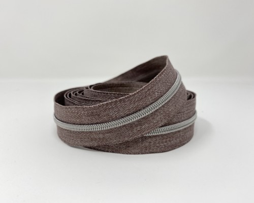Serial Bagmakers #3 Zip by the Yard 3 Metres - Grey Denim Tape Multiple Coil Options - Image 14