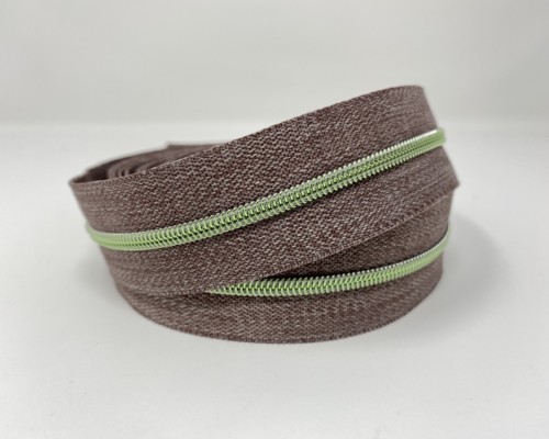 Serial Bagmakers #3 Zip by the Yard 3 Metres - Grey Denim Tape Multiple Coil Options - Image 8