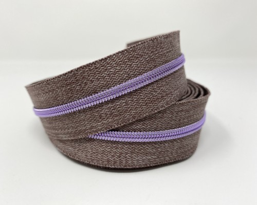 Serial Bagmakers #3 Zip by the Yard 3 Metres - Grey Denim Tape Multiple Coil Options