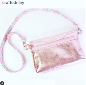 Sew Hungry Hippie Soft Vinyl Pink 18" x 54" - Image 2