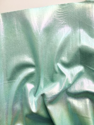 Sew Hungry Hippie Soft Vinyl Sea Foam 18" x 54" - Image 2