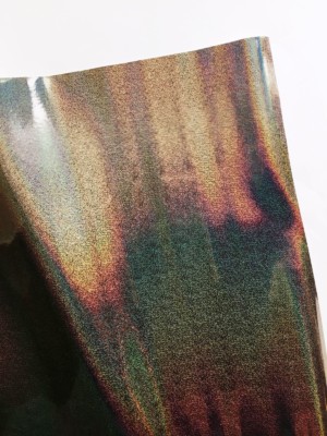 Sew Hungry Hippie Vinyl Stardust Bronze 18" x 54" - Image 2