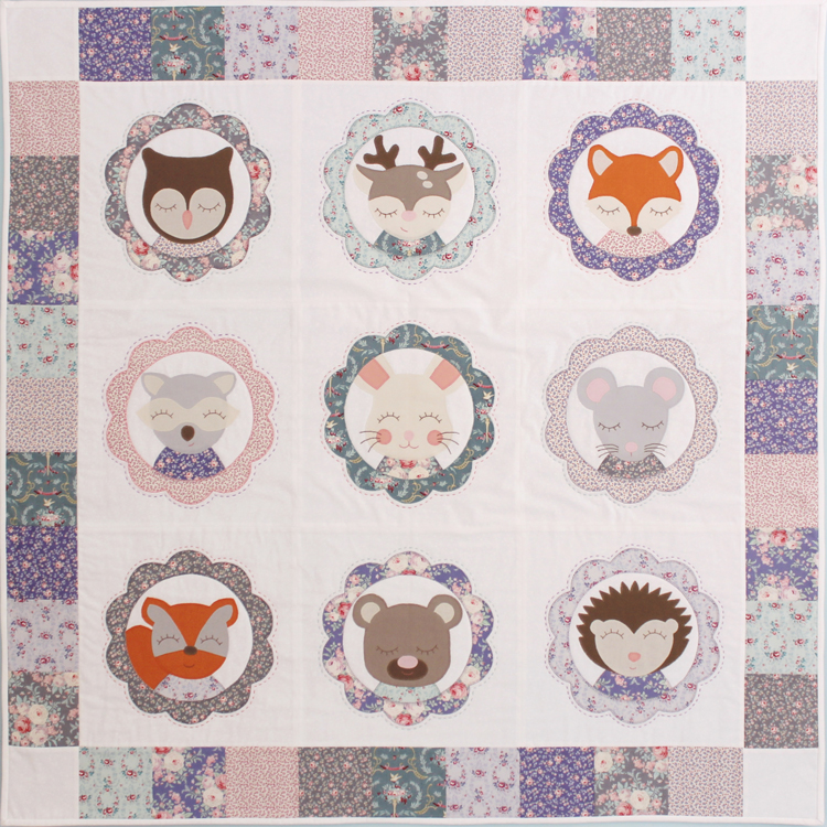 LW013-Large Forest Family Quilt - Image 1