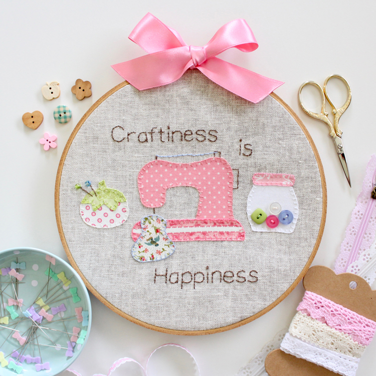 LW703-Large Craftiness is Happiness - Image 1