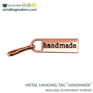 Serial Bagmakers Handmade Hanging Metal Tag with Clip - Image 5