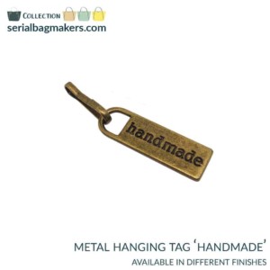 Serial Bagmakers Handmade Hanging Metal Tag with Clip - Image 6
