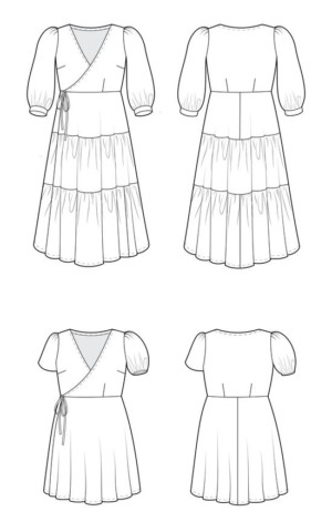 Roseclair Dress Pattern Size 0-16 - Image 4