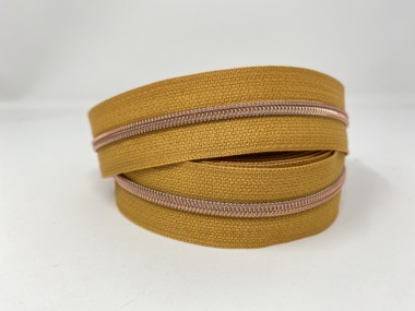 Serial Bagmakers #3 Zip by the Yard 3 Metres - Pumpkin Tape Multiple Coil Options - Image 7