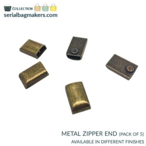 Serial Bagmakers  Metal Zip Ends - Pkg of 5 - Image 5