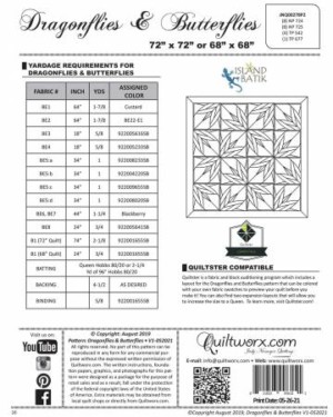 Dragonflies & Butterflies Pattern - Image 2