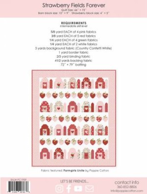Strawberry Fields Forever Quilt Pattern - Image 2
