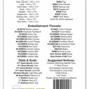 Sue Spargo Toned Down Circle Sampler Pattern - Image 3