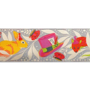 Madhatter Pink 2" Tula Pink Ribbon - Image 2