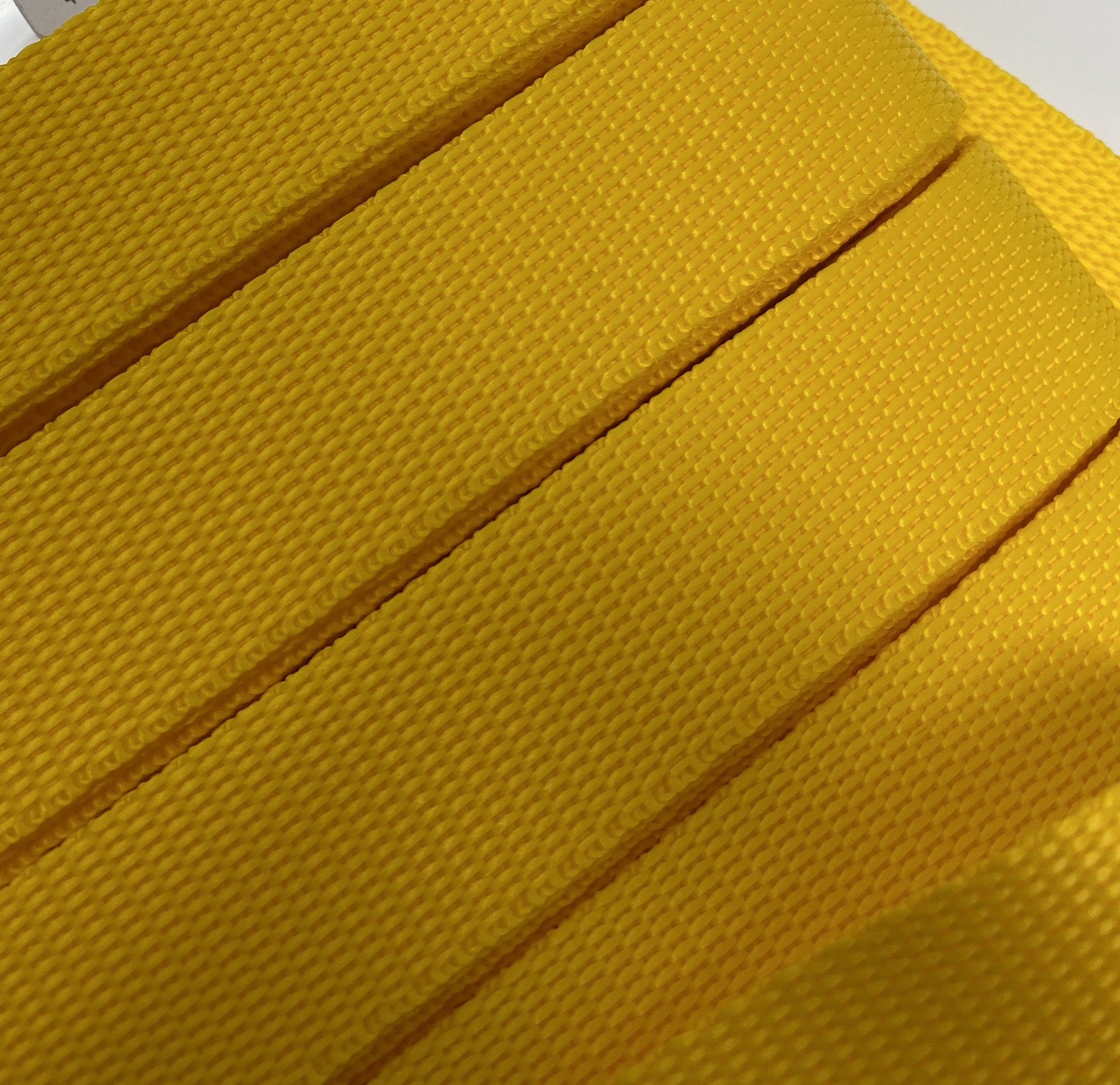 9451561-330 2 Polypropylene Woven 25MM Webbing - Yellow - Image 1