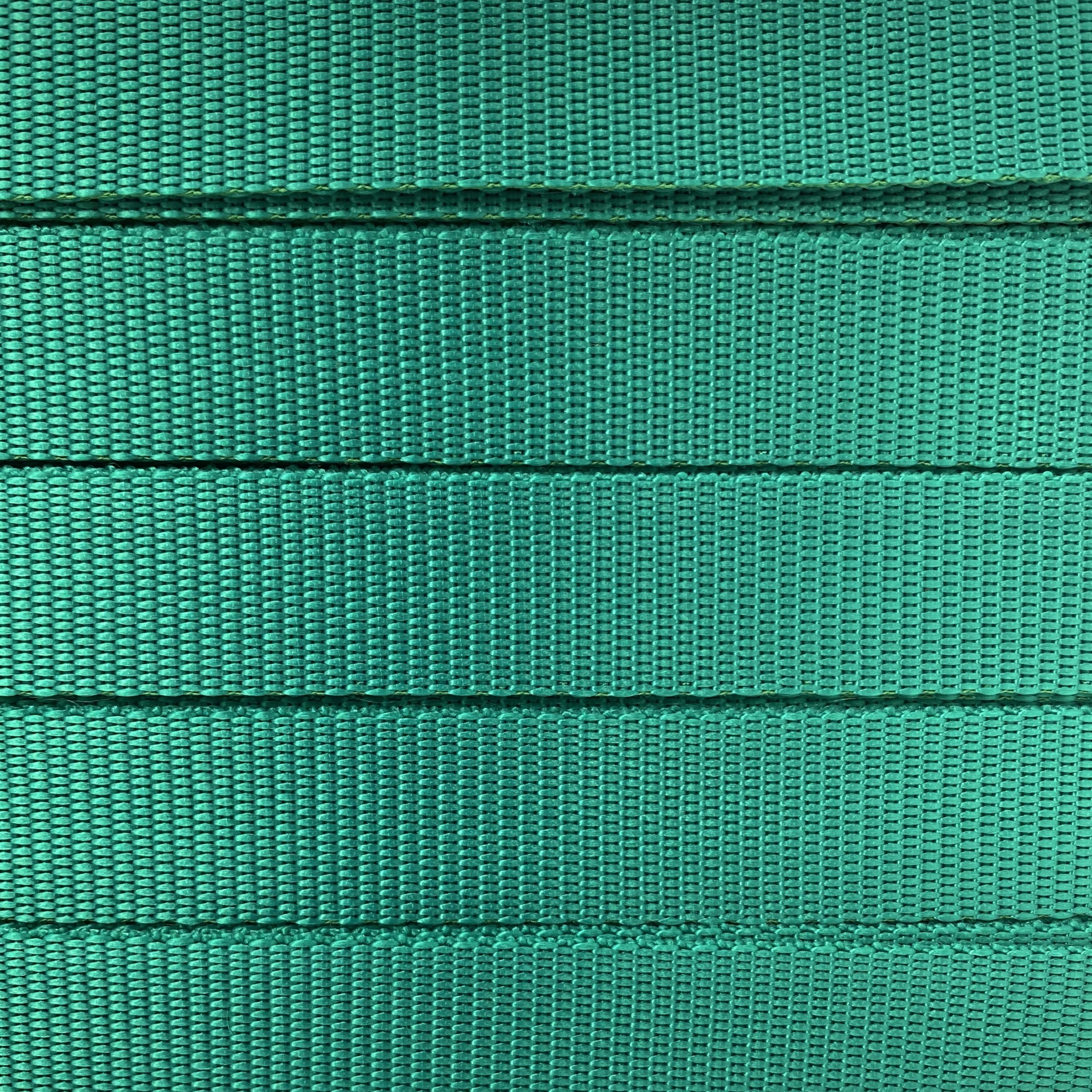 9451561-720 - 2 Polypropylene Woven 25MM Webbing - Emerald Green - Image 1