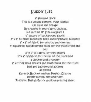 Whatevers! #37 Flower Truck Collage Pattern by Laura Heine - Image 2