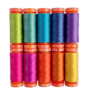 Tula Pink Dragon's Breath Aurifil 50wt Cotton Thread Set - Image 3