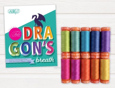 Tula Pink Dragon's Breath Aurifil 50wt Cotton Thread Set