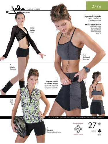 Multi Sport Skort Pattern