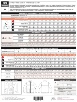 Maxime Three Season Jacket Pattern - Image 2