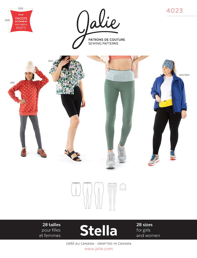 JALP4023_cover_800px Stella Leggings, Running Belt And Beanie Pattern - Image 1
