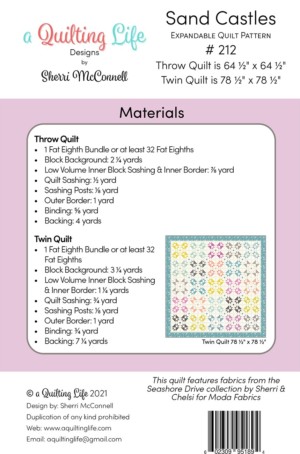 Sand Castles Quilt Pattern - Image 2