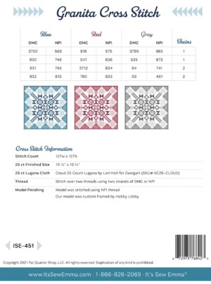 Granita Cross Stitch Pattern - Image 2