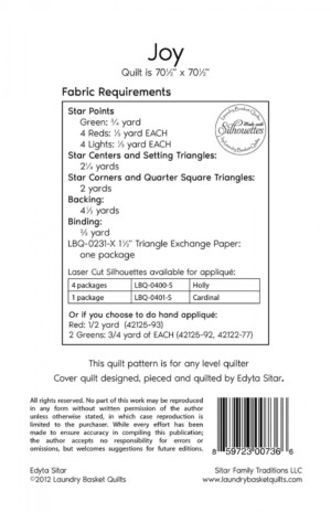 Joy Quilt Pattern - Image 2