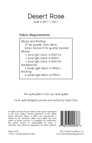 Desert Rose Quilt Pattern - Image 2