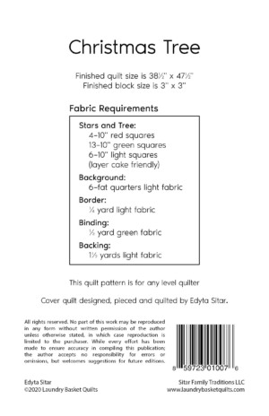 Christmas Tree Quilt Pattern - Image 2