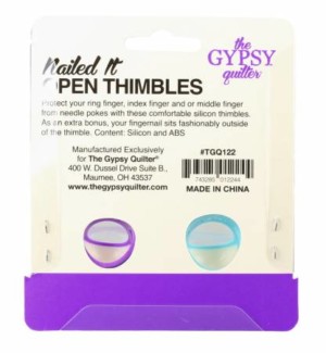 The Gypsy Quilter Nailed It Open Thimble Set - Image 2